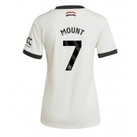 Fotballdrakt Dame Manchester United Mason Mount #7 Tredjedrakt 2024-25 Kortermet